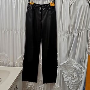 BEAUTIFUL NORDSTROMS CLASSIQUES 100% REAL LEATHER TROUSERS FULLY LINED